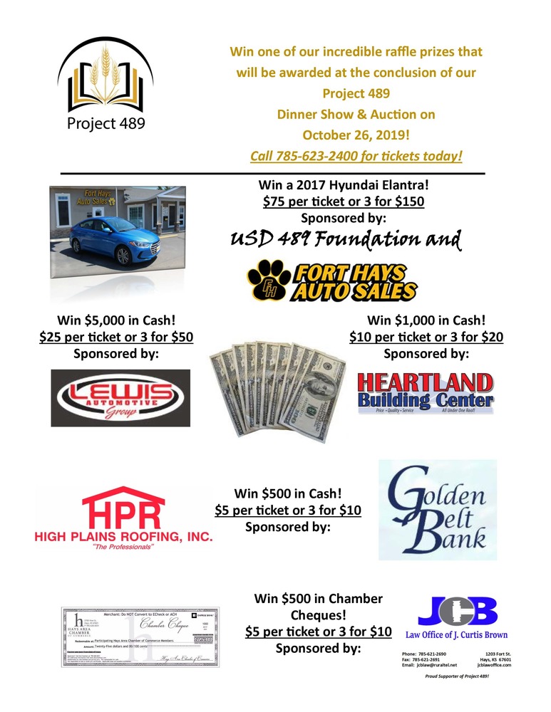 Raffle Ticket Prizes